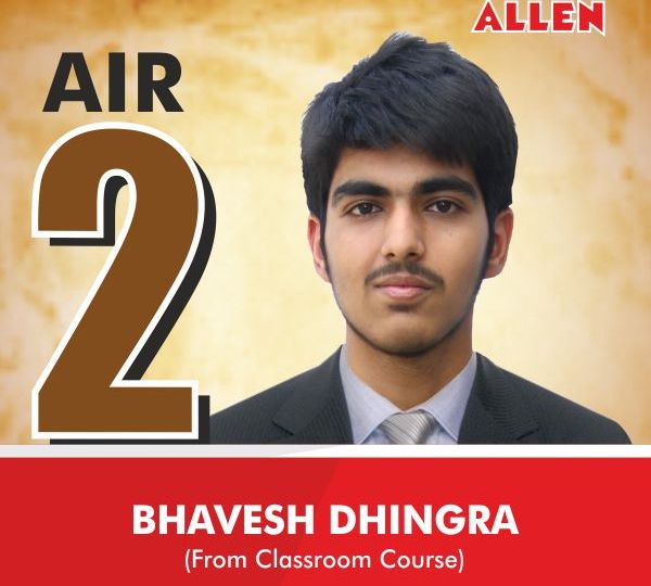 JEE Advanced‬ 2016 All India Topper (AIR-2) Bhavesh Dhingra