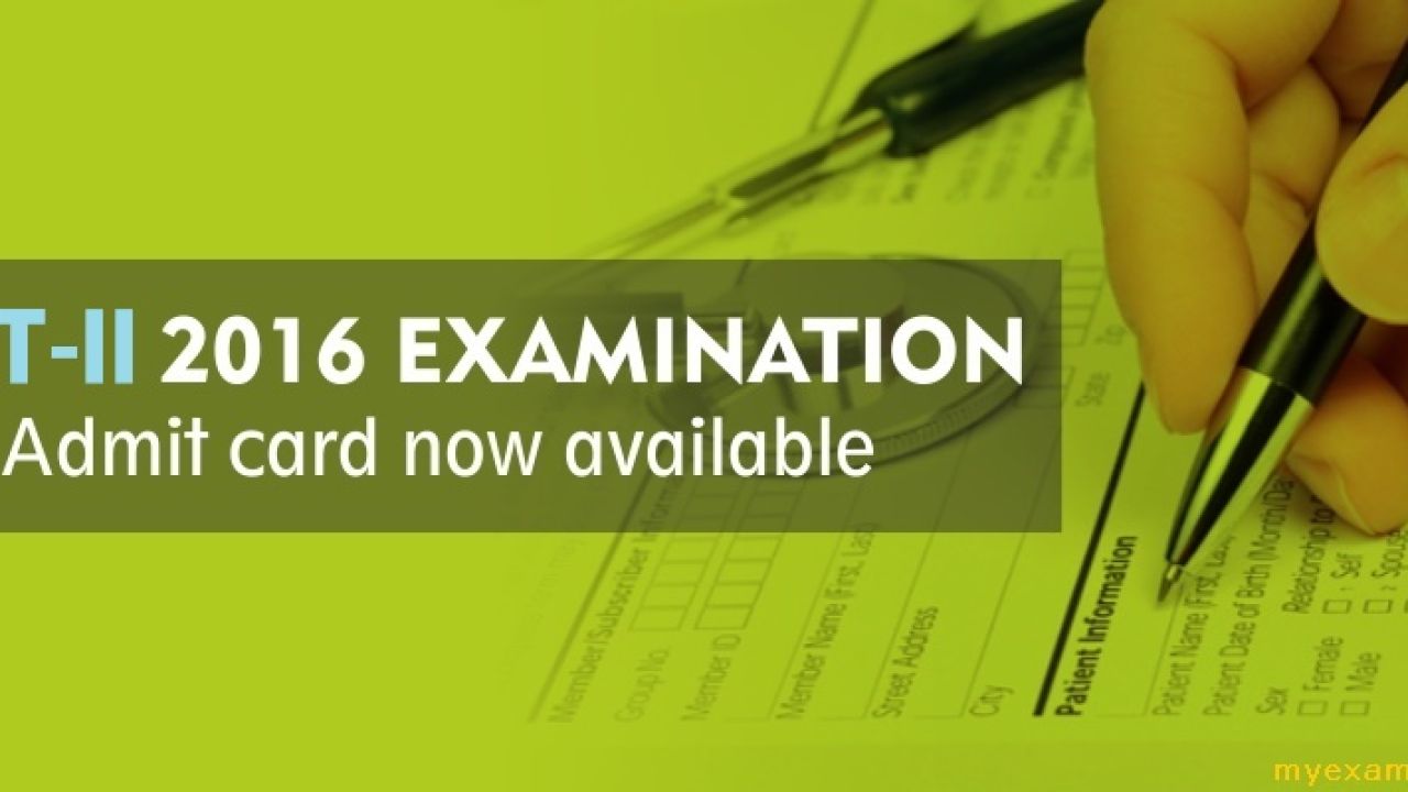 Download Admit Card for NEET 2016 phase II Examination My Exam