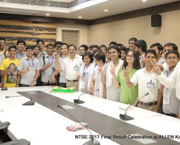 NTSE 2017 Result Celebration at ALLEN Kota