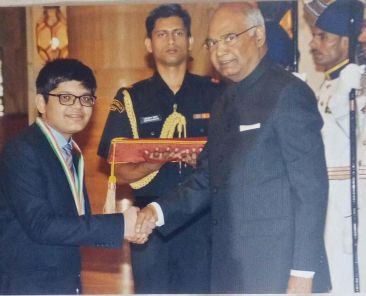 Nishant Abhangi National Child Award Winner 2017 ( Silver Medal )
