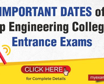 Important dates of Top Engineering Colleges Entrance Exams