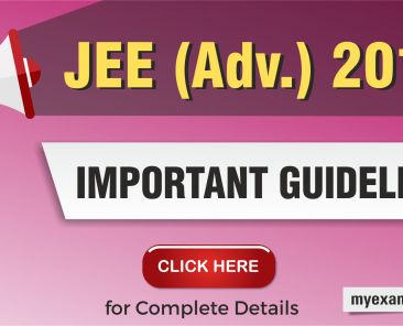 JEE Adv Important Guidelines 2019