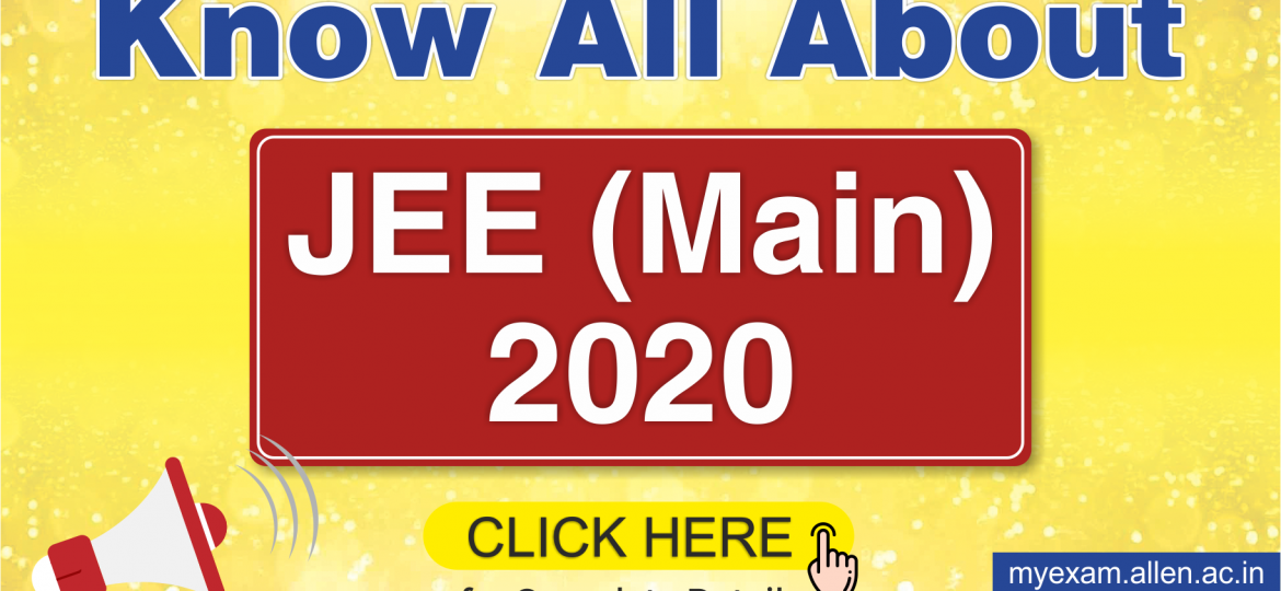 JEE Main 2020 Blog Post