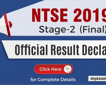 NTSE 2019 Stage 2 final result