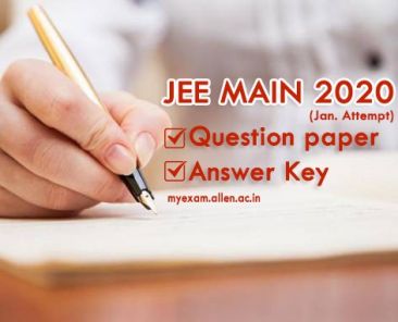 JEE Main 2020 Official Answer Key Released