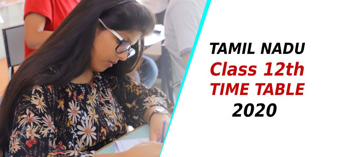 TN Class 12th Time Table