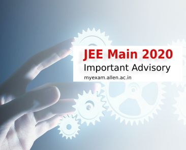 jee main 2020 advisory