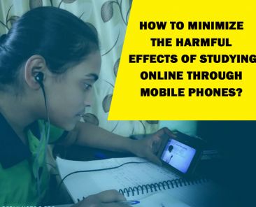 How to Minimize the Harmful Effects of Studying Online through Mobile