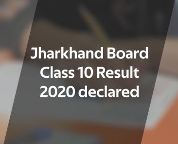 Jharkhand Board Class 10 Result 2020 declared