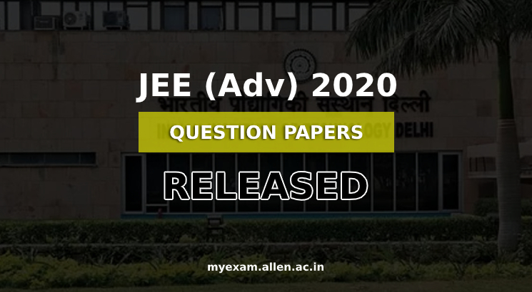 jee adv 2020 question paper