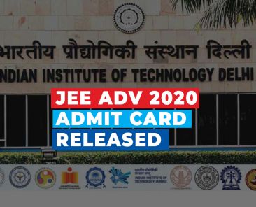 jee adv admit card released