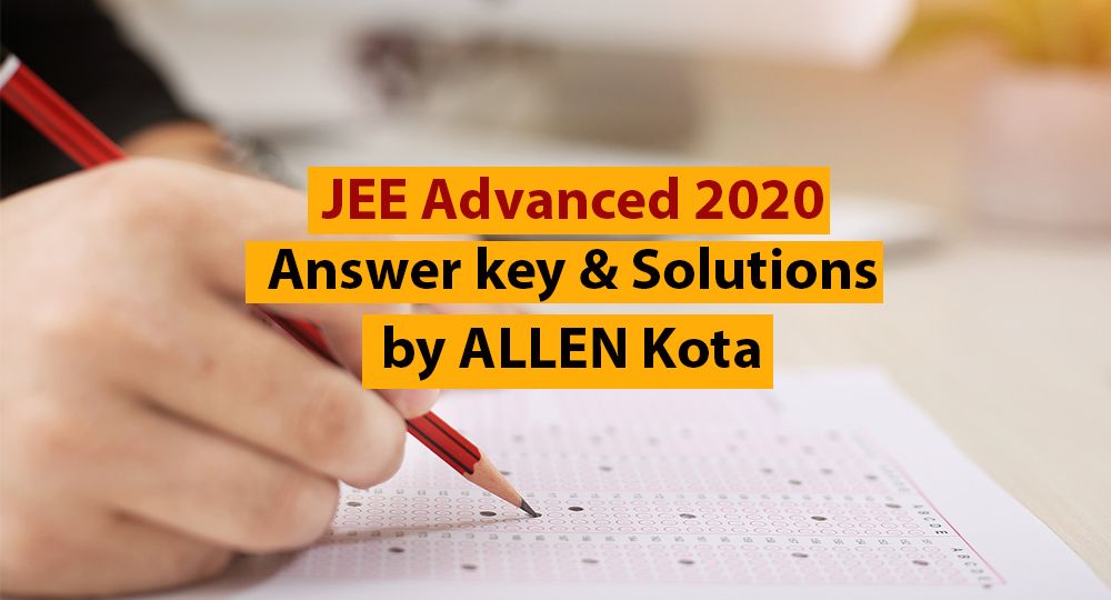 jee adv answer key and solution allen