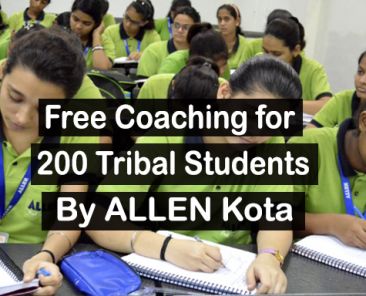 Free Coaching of 200 Tribal Students