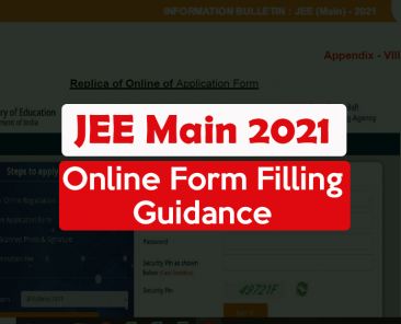 jee main form filling guidance