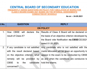 cbse 10th board marksheet policy