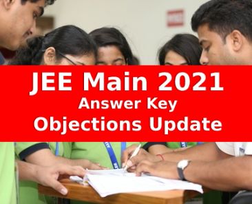 jee main 2021 objections