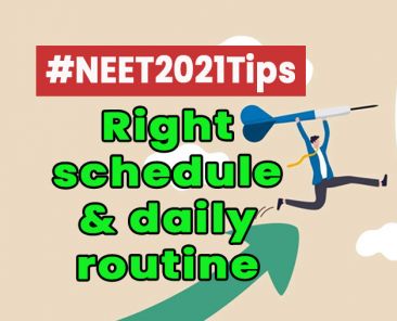 right schedule and daily routine for neet 2021