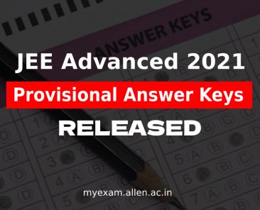 JEE Advanced 2021 Provisional Answer Key