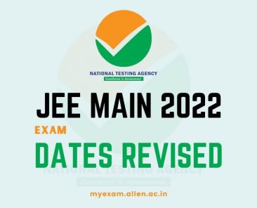 ALLEN - JEE Main 2022 Exam Date Revised
