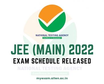 Allen JEE Main 2022 Exam Schedule Released