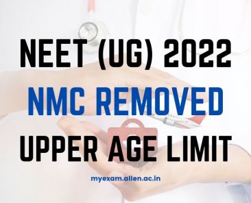 Allen NEET UG Upper Age Limit Removed For All