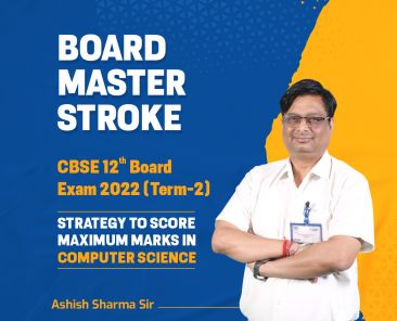 ALLEN Board Master Stroke Class 12th Board Exam 2022 (Term-2) Computer Science - Ashish Sharma Sir