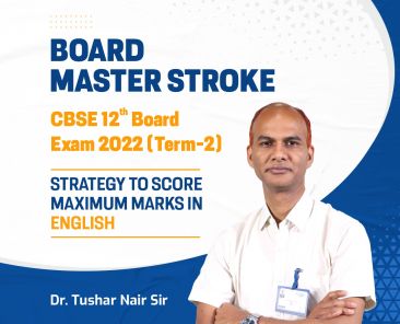 ALLEN Board Master Stroke Class 12th Board Exam 2022 (Term-2) English - Tushar Nair Sir