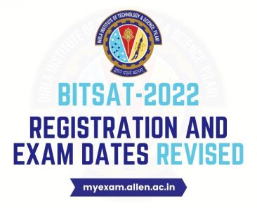 ALLEN BITSAT 2022 Registration and Exam Dates Revised