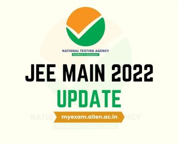 ALLEN JEE MAIN 2022 Updates