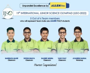 ALLEN - International Junior Science Olympiad (IJSO 2022)