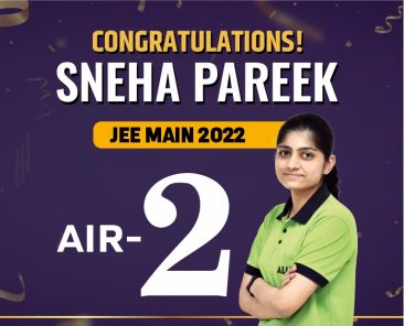 ALLEN JEE Main 2022 Senha Pareek AIR 2