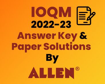 IOQM 2022-23 Answer Key & paper solutions by Allen