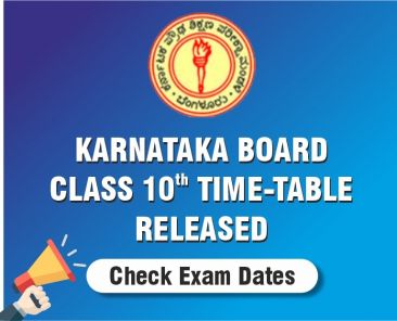 Karnataka Board time table