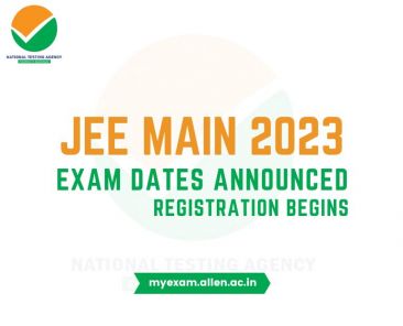 JEE Main 2023 Exam Date