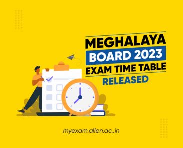 Meghalaya Board 2023 Exam Time Table