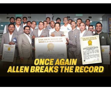 ALLEN breaks the Golden Book of World Records