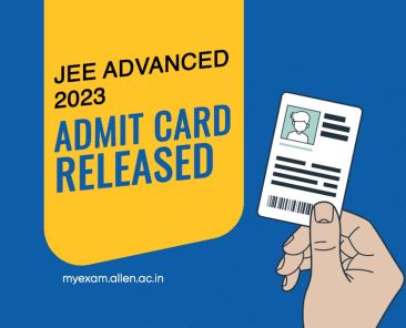 JEE Advanced 2023 Admit Card