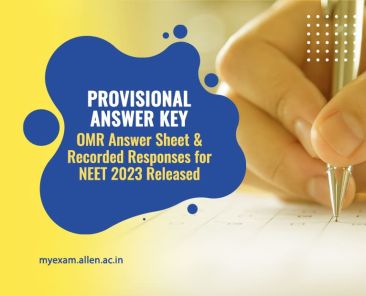 Provisional Answer Key, NEET 2023