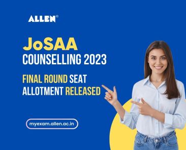 JoSAA 2023 Seat Allotment Result