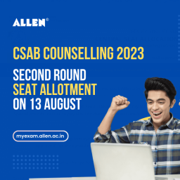 CSAB Counselling 2023 Second Round Seat Allotment