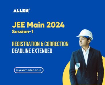 JEE Main 2024 Session-1 Registration & Correction Deadline Extended