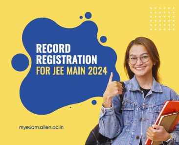 Record Registration for JEE Main 2024