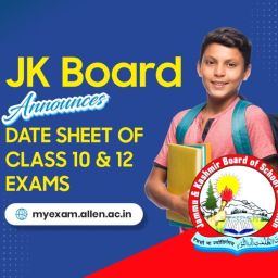 JKBOSE Date Sheet for Class 10 & 12