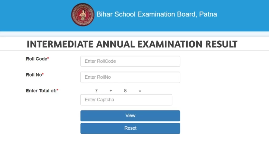 BSEB Bihar Board 2024 Class 12th Exam Result