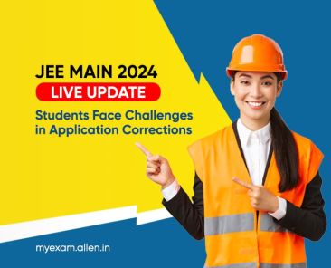 JEE-Main 2024 Students Unable to Make Corrections in Category,