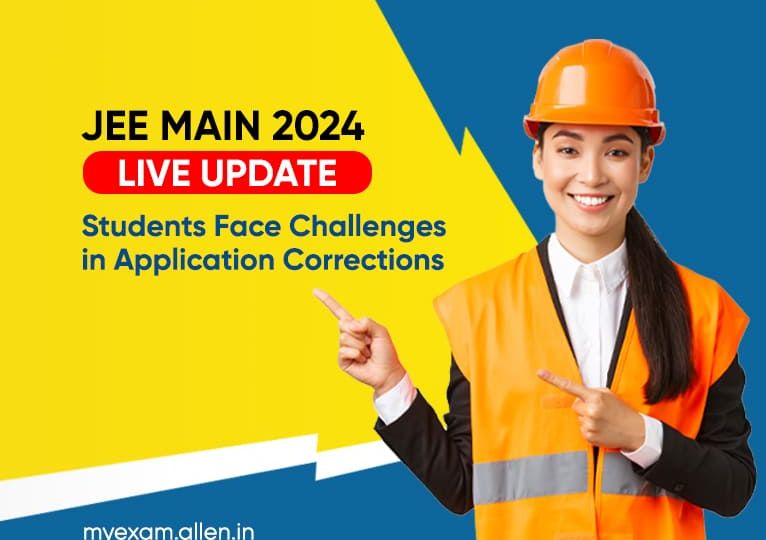 JEE-Main 2024 Students Unable to Make Corrections in Category,