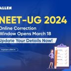 NEET UG 2024 Online Correction Window