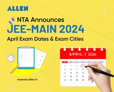 JEE-Main 2024 April Exam Dates and Cities