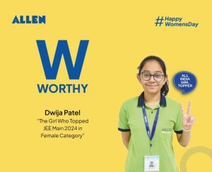 W for WORTHY Dwija Patel
