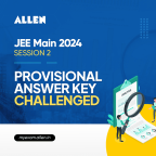 JEE Main 2024 Session 2 - Provisional Answer key Challenged